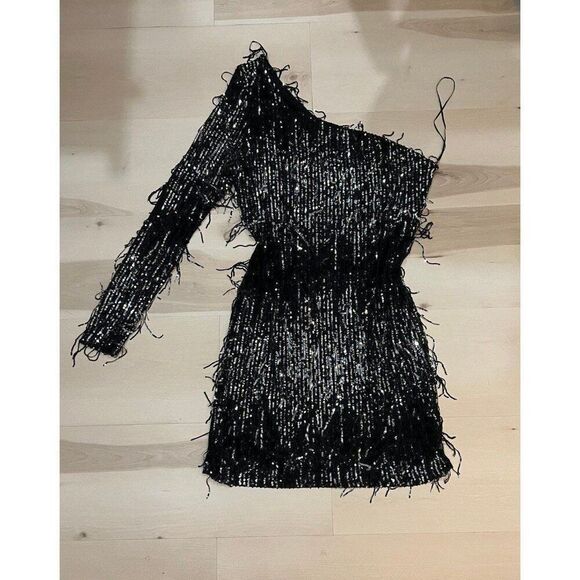 NEW Anthropologie Plus Size Flapper Retro Chic Shimmer Sequins Glam Party Dress - Picture 3 of 9